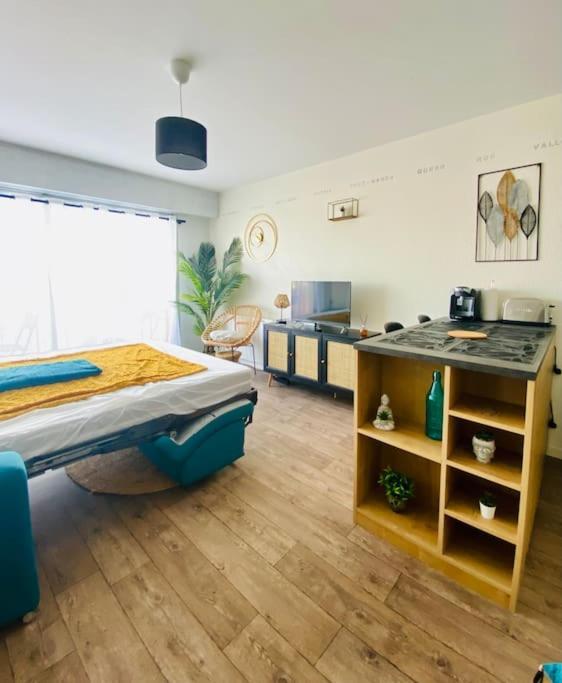 Studio Entre Mer Et Dunes Avec Balcon Vue Laterale Mer 50M Plage Pour 3 Pers Wifi Menage Compris Фор-Маон-Плаж Экстерьер фото